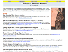 Tablet Screenshot of bestofsherlock.com